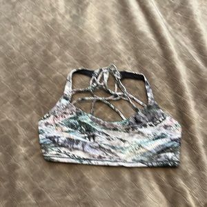 lol multi color sports bra